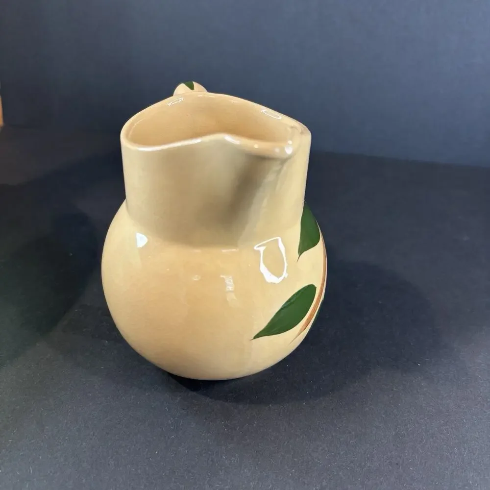 Vintage Watt Pottery #15 American Red Bud Teardrop 1 Pint Pitcher USA